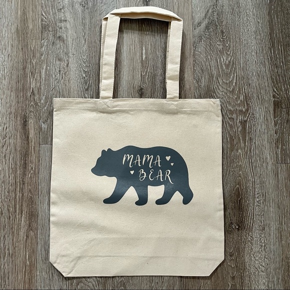 Mama Bear Canvas Tote Bag - Picture 3 of 5